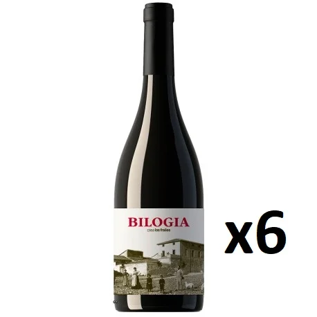 PACK 6 bottles red wine Bilogia 2017, D.O Valencia, free shipping from Spain, red wine afbeelding