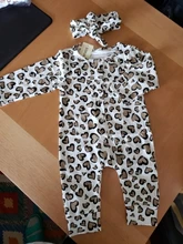 Ropa para recién nacidos, pelele para niña pequeña, mono estampado de corazones de algodón de manga larga y diadema, conjunto de ropa para niño, 2 uds