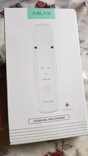 Отзыв о товаре ANLAN Ультразвуковой скрабер скруббер, ионная лопатка для чистки лица, пилинг, лифтинг для лица, удаление угрей, терапия красным светом для удаления черных точек blackhead remover узи чистка ультразвуковая чистка лица от пользователя P***a