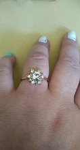 Anillo de oro blanco con diamantes