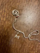 Tobillera con letra inicial de circonia de cristal para mujer, pulsera para tobillo con letras del alfabeto para mujer, cadena para pies, pulseras para pierna, joyería Bohemia