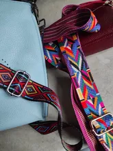 Correa ajustable de arcoíris para bolso, Correa ancha para hombro, accesorio de repuesto, parte ajustable