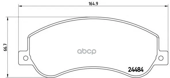Колодки Тормозные Дисковые Brembo P24064 Brembo арт. P24064
