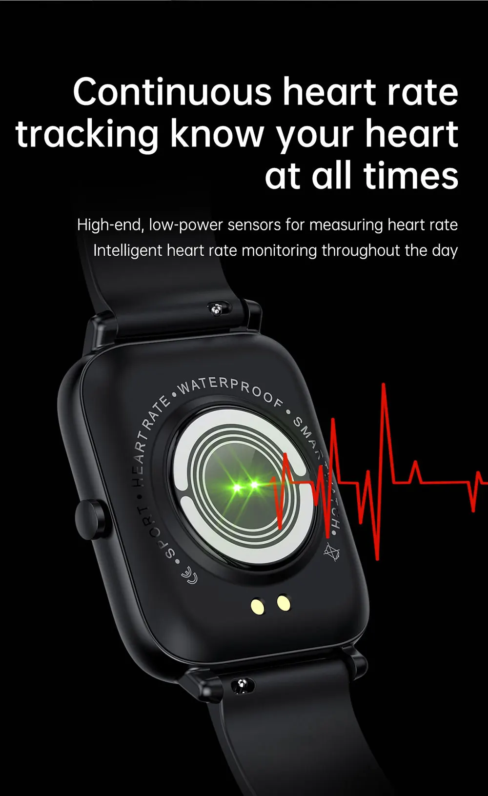 CHYCET Smart Watch Men 2022 Smartwatch Women Heart Rate Sleep Monitor Watches Sports Fitness Tracker Colok For Android IOS PK P8