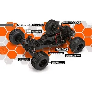 Радиоуправляемый внедорожник HPI E-Firestorm 10T Flux 2WD RTR масштаб 1:10 2.4G