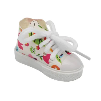 

Ar1049 sneakers with laces for keychain 7*3,5*4 cm (white)