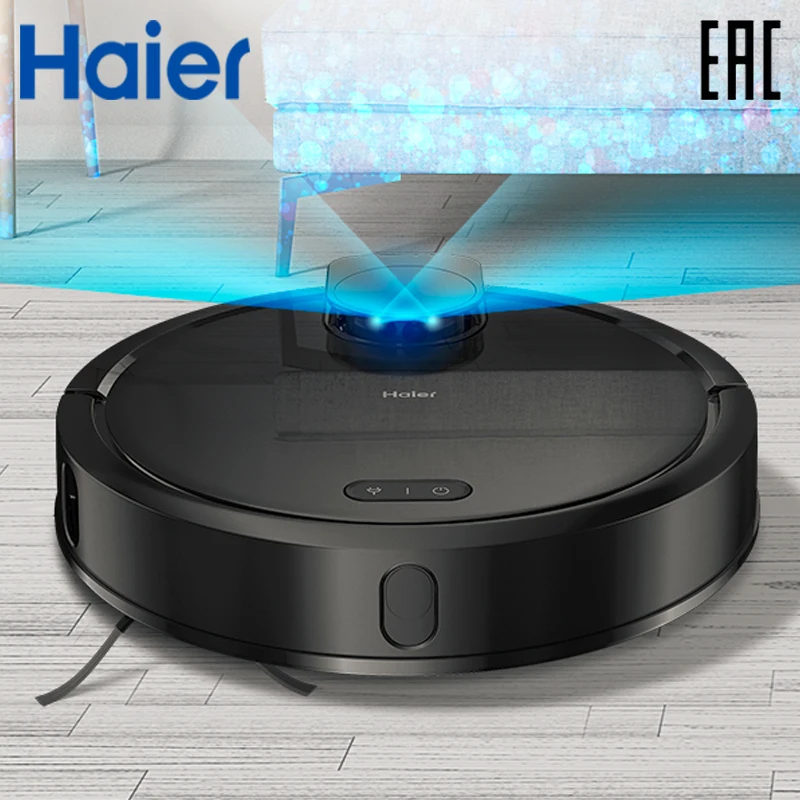 Haier jc55 (hce02h) 3200pa robot vacuum cleaner for dry and wet cleaning with TOF laser navigation Alexa Google Home app | Бытовая