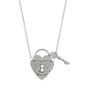 

Merve Gümüş'ten 925 Sterling Heart & Key Ghost Pendant