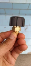 Boquilla de espuma para el generador, adaptador de Metal, pistola de espuma de alta presión para jabón, para Nilfisk Karcher Huter Elitech Lavor