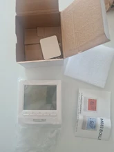 Regulador de temperatura de calefacción de caldera de Gas programable, termostato de batería AA con bloqueo de Chico, Control manual