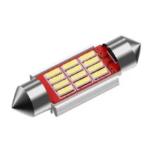 Автомобильная светодиодная лампа FS C5W 4014 12SMD 39мм(Красный