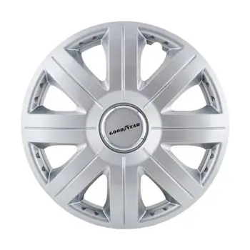 

Good Year flexo 20 silver hubcaps set 14"