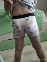 Ropa interior de algodón para niños, pantalones cortos de dibujos animados, bragas para bebés, bóxers a rayas, HH, 3 piezas