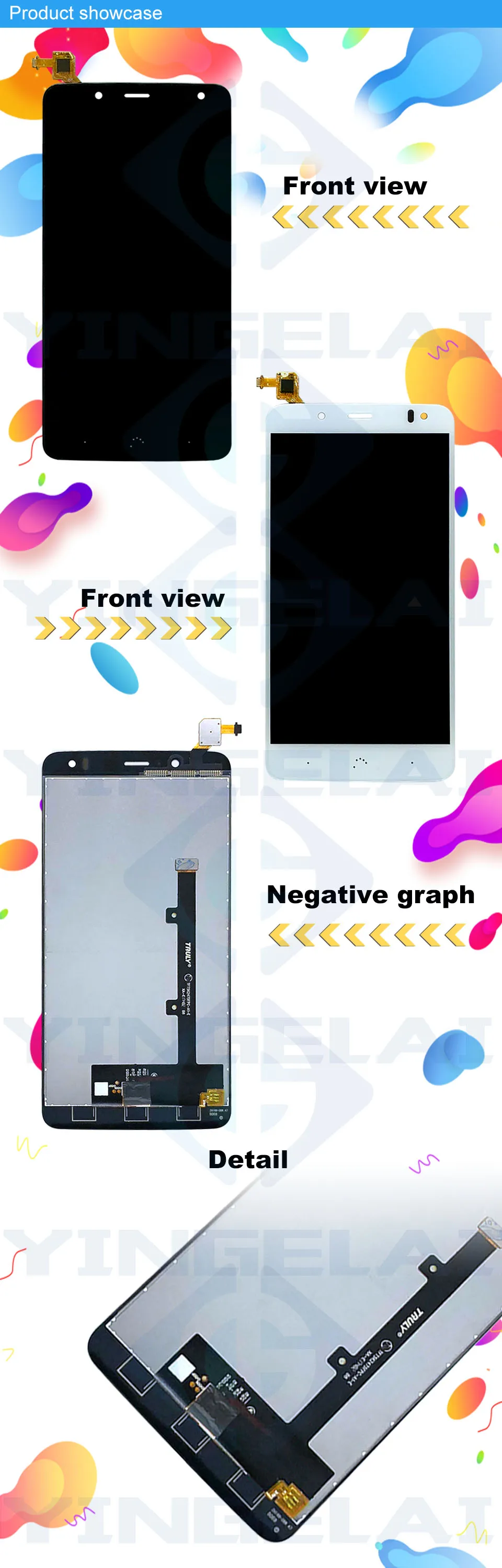 10 шт. для BQ VPlus Запчасти для BQ Aquaris V Plus/VS PLUS ЖК-дисплей кодирующий преобразователь сенсорного экрана в сборе панель DHL