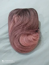 Pink Cosplay Wigs Dark-Root Wavy Colorful-Fiber Black White High-Temperature Synthetic-Long