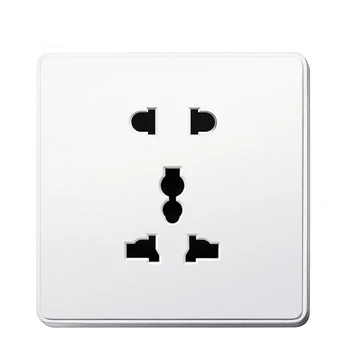 

Universal Standard socket Outlet PC panel 5V 2.1A Dual USB Charger Port,Wall Power Socket 13A global Universal 5 Hole