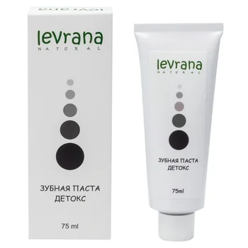 

Levrana toothpaste "detox" with carbon black Japanese oak