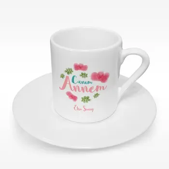 

Personalized Dear Mom Design Turkish coffee Cup-12