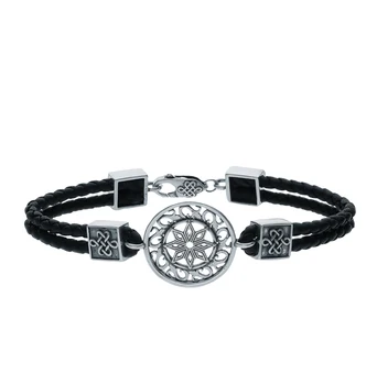 

Silver Bracelet-charm "Alatyr" sunlight sample 925