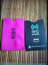 Funda protectora antirrobo para tarjetas de crédito RFID