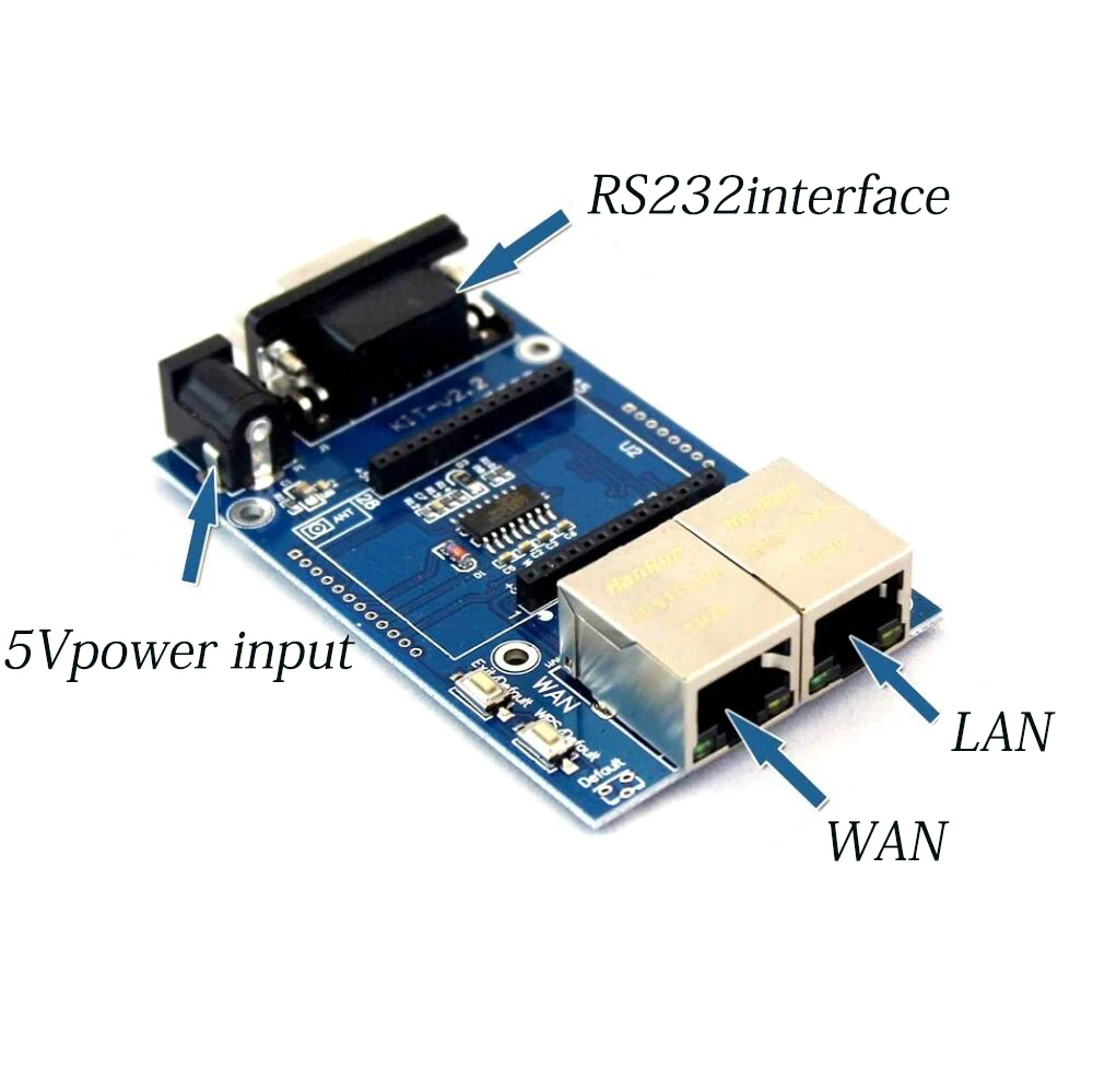 ShenzhenMaker магазин HLK-RM04 RM04 UART последовательный порт к Ethernet WiFi беспроводной модуль с адаптером модуль комплект DIY