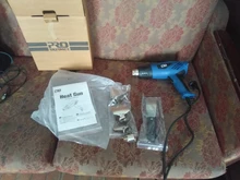 PROSTORMER-pistola de aire caliente eléctrica de 220V, herramienta eléctrica Industrial de 2 temperaturas variables, 2000W, con cuatro accesorios de boquilla