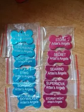 Etiqueta de identificación para perro antipérdida, grabado personalizado, Nombre de mascota, Collar de cachorro, perro, gato, etiquetas de hueso, suministros para mascotas, 2 uds.