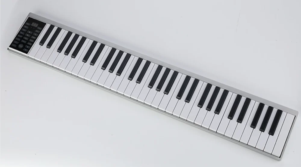 Portable Intelligent Electronic Piano 61-key Electronic Organ Hand Roll Ultra-thin Multifunctional Piano