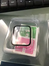 Protector de pantalla de cristal + cubierta para Apple Watch, 44mm, 40mm, 42mm, 38mm, accesorios de parachoques para Apple Watch series 5 4 3 SE 6