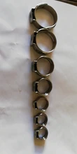 Abrazaderas de manguera continua de una sola oreja, 45/80-5,8mm, abrazaderas de manguera de acero inoxidable 23,5, anillos de fijación de pulgada para sellado de tipos de manguera, 304 Uds.
