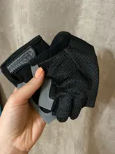 AOLIKES-guantes de ciclismo antideslizantes, para acampar, senderismo, gimnasio, Fitness, medio dedo