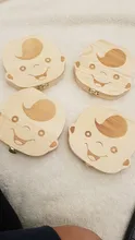 1PC español inglés español-inglés español portugués español-bebé caja de dientes de madera Organizador de los dientes de leche de recoger los dientes cordón Umbilical salvar regalos para niños chicos chicas