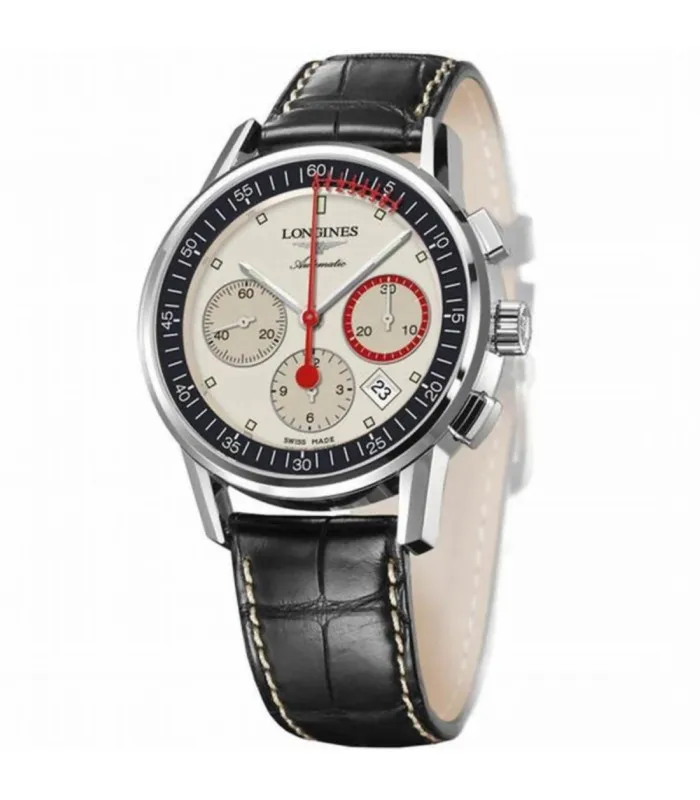 Хронограф LONGINES HERITAGE, автоматический хронограф L4.754.4.72.4