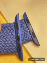 Correa de nailon trenzado para Apple Watch, correa elástica de 44mm, 40mm, 42mm y 38mm, serie iWatch 3, 4, 5, SE, 6