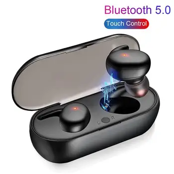 

True Wireless Bluetooth Touch Earphone Sport Headphones Mini Earbuds Stereo Bass F9 Waterproof Wireless Headset With Mic Android
