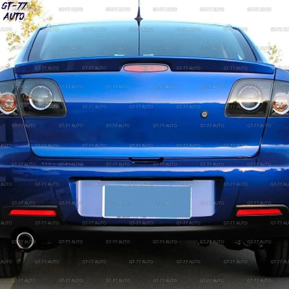 Спойлер на крышке багажника чехол для Mazda 3 седан 2003-2008 губной меч внешний материал ABS пластик Стайлинг тюнинг pad