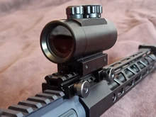 Mira telescópica para Rifle de caza táctica, visor óptico de 11mm y 20mm, punto rojo 1X40RD