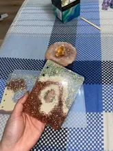 Book Mold Epoxy-Silicome-Mold Notebook-Shape Resin Transparent DIY Crystal A7 A6/A5