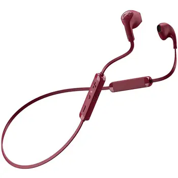 

Flow Wireless Bluetooth earphones with mic + volume button-Ruby Red