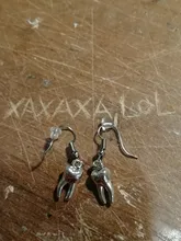 20 Uds. En 3D de colgantes de diente de zombi, muelas de la dentadura de 16x8x5mm, colgantes de Color plateado Bronce Antiguo, hechos a mano, joyería tibetana