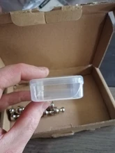 Proster-broches magnéticos de Metal de neodimio para oficina, 16 Uds., imán de acero inoxidable para nevera