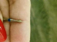 1 Uds cerámica de carburo de tungsteno de broca para rebaba Bits cono de fresado para manicura máquina de taladro eléctrico poco Máquina Herramienta de uñas