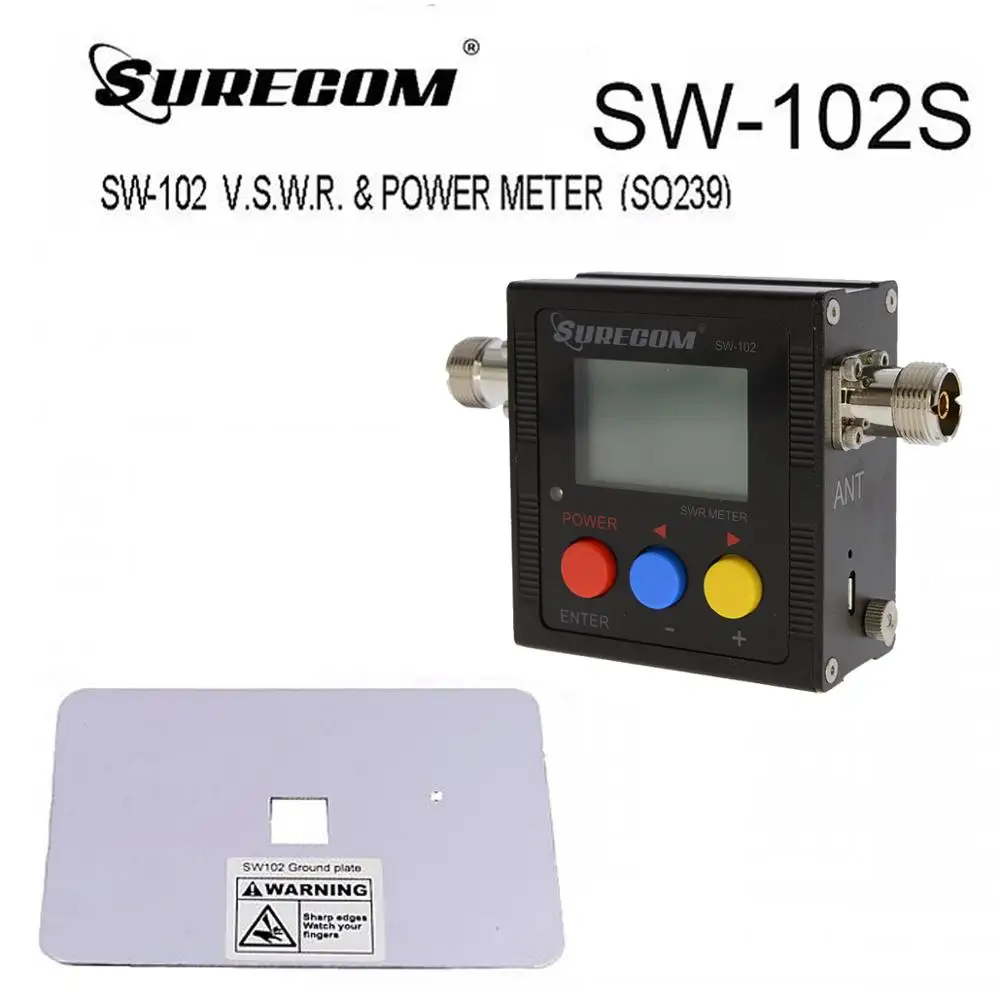 SURECOM SW-102S УФ цифровой УКВ/УВЧ мощность с заземлением(124744