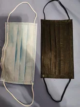 10-200 Uds desechable médico boca máscara Anti polvo máscara negra 3 capas no tejida respirar Facial máscara de filtro máscara quirúrgica