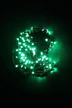 

Garland strand bedroom holiday decoration, 18 m, ac220v, cord Black 200 diode Green with flash effect