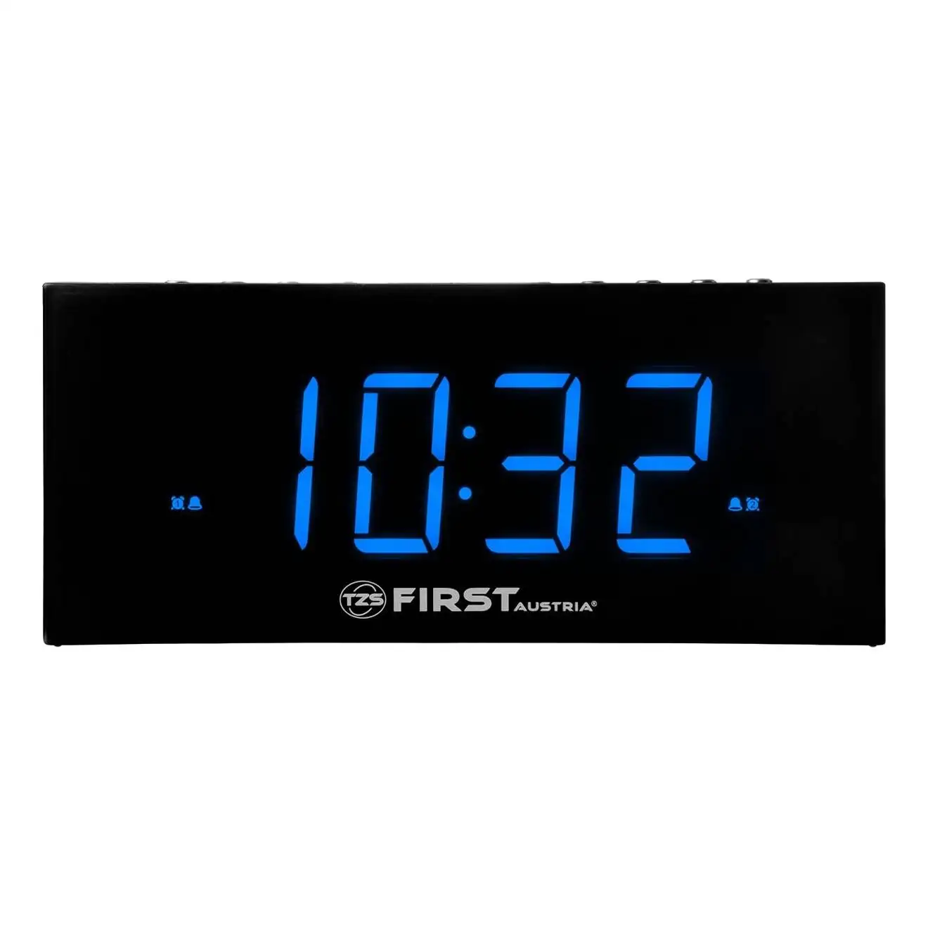 Радио часы FIRST FA 2420 4 Black (FM 87 5 108 МГц LCD дисплей будильник квантовая стабилизация