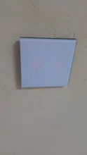 Glass-Panel Wall-Switch Touch-Screen-Switch Eu-Light BONDA 1-Gang White Crystal AC220V
