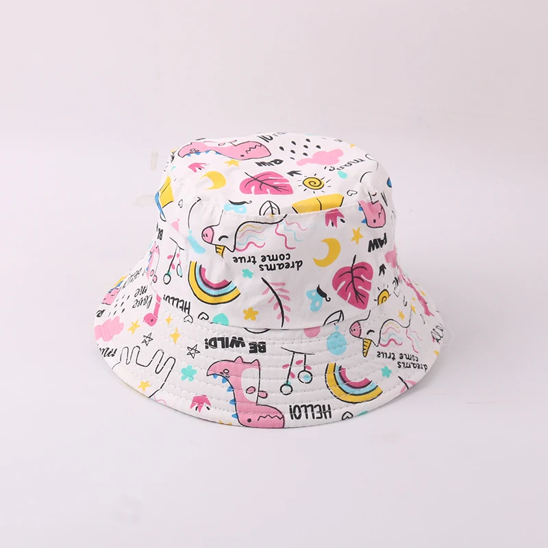 2022 New Panama Summer Baby Girls Hat Cartoon Boys