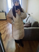 Down-Jacket Coat Yellow Winter Women Outerwear Snow FTLZZ Warm Blue Long 90%White-Duck-Down