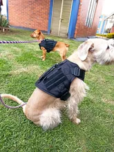 Vest Dog-Harness German-Shepherd Dogs Pet-Military-Training Molle Tactical Medium 